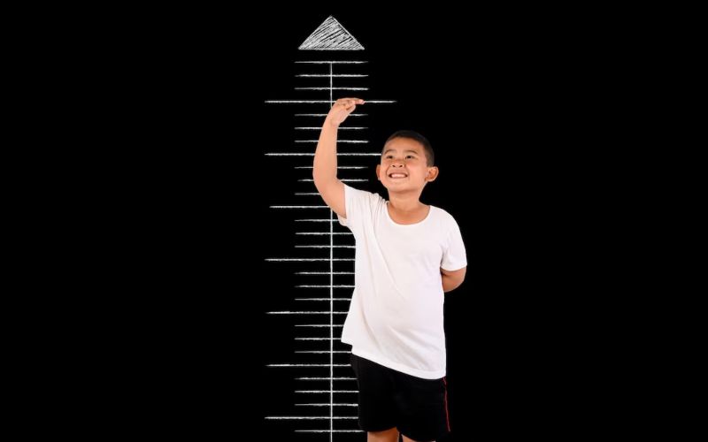 El crecimiento de estatura en niños